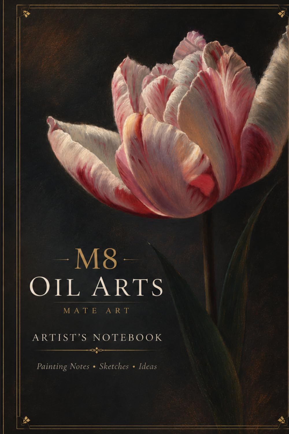 Paperback cover of M8 Oil Arts Artist's Notebook by Jan Matejak